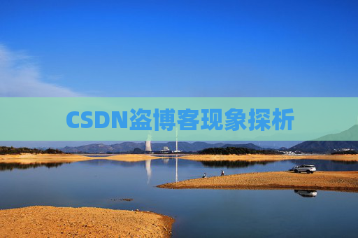 CSDN盗博客现象探析